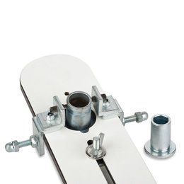Figure: Drilling jig S1 plus for angle section mounted...