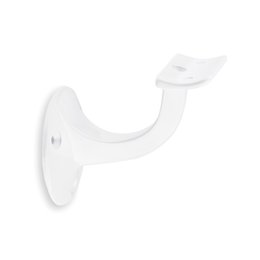 Picture: Handrail holder white glossy round pad with...