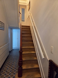 Handlauf wei&szlig; Omega 55x50 mm