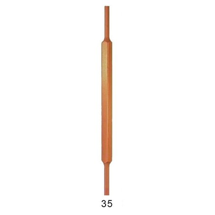 Railing rod wood profiled