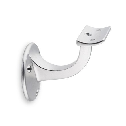 Picture: Handrail holder silver round support with screw hole