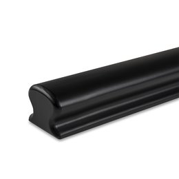Picture: handrail black omega 55x50mm, ends rounded