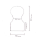 Handlauf-Set Buche - Omega - 45x80mm inkl. Halter