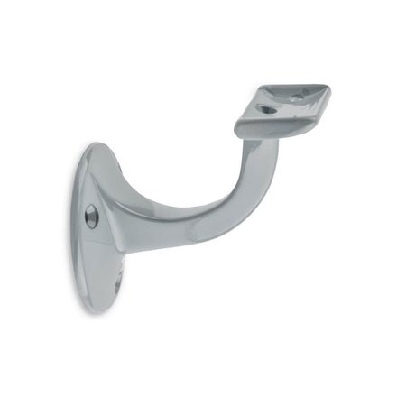 Picture: Handrail holder grey straight support with screw hole