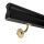 Bild: Handlauf Schwarz Omega 45x80mm mit Messinghaltern