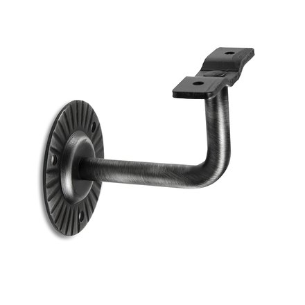 Picture: Handrail holder wrought iron with screw hole