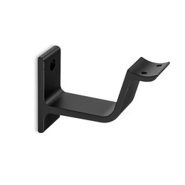 Picture: Handrail holder black matt round support curved...
