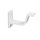 Picture: Handrail holder white matt straight support curved with cap nut