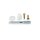 Handrail bracket white straight support curved with cap nut