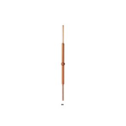 Railing rod wood/stainless steel