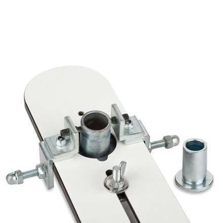 Figure: Drilling jig S1 plus for angle section mounted with sleeve