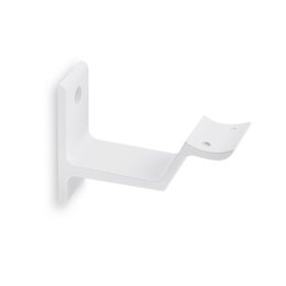 Picture: Handrail holder white round support with cap nut