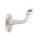 Bild: Handlaufhalter Satin gerade Auflage mit Stockschraube
