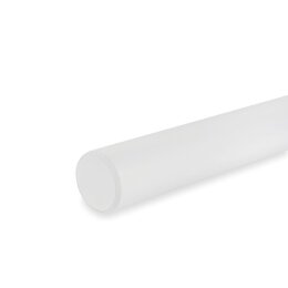 Picture: Handrail white round, ends bevelled