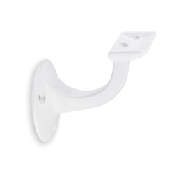 Picture: Handrail holder white glossy straight pad with...