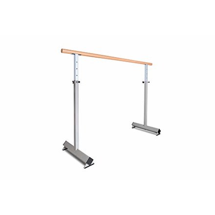 Picture: Ballet bar in ash with holders in stainless steel with 150mm wall distance