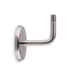 Handrail set white with end caps straight + brackets
