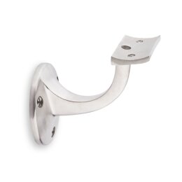 Handrail set white with end caps straight + brackets