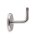 Handrail set white with end caps straight + brackets