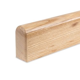 Picture: handrail ash square 45x80mm, ends rounded