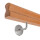 Picture: Handrail set red oak omega 45x80mm with holders for screwing in, holder 2
