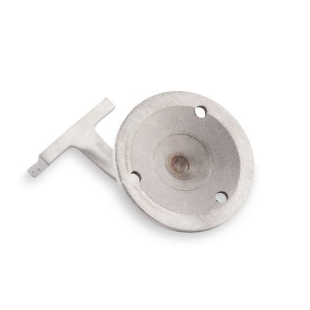 Picture: Handrail holder stainless steel round support with screw hole (horizontal)