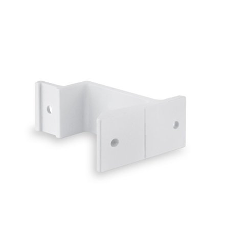 Picture: Handrail holder white straight support flat (horinzontal)