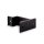 Picture: Handrail holder black matt straight support flat (horizontal)