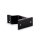 Handrail bracket black round support flat