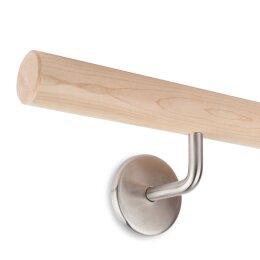 Picture: Handrail set maple with holders for screwing in,...