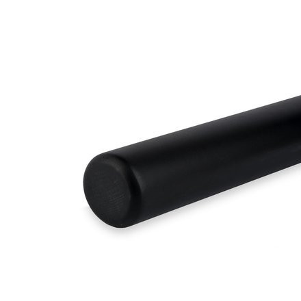Picture: Handrail black round, ends rounded