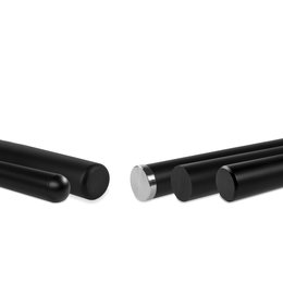 Picture: Handrail black round with all selectable ends