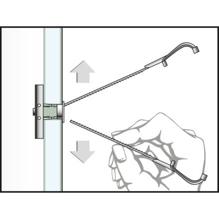 Alligator anchor (cavity anchor)