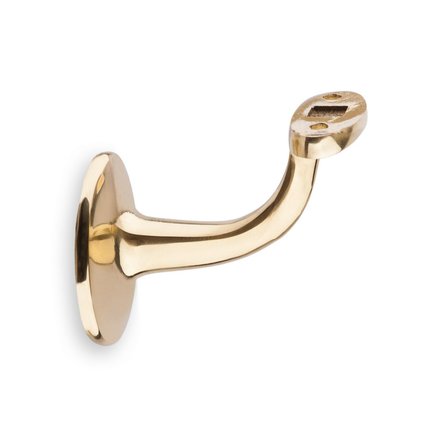 Picture: Handrail holder brass straight support with hanger bolt