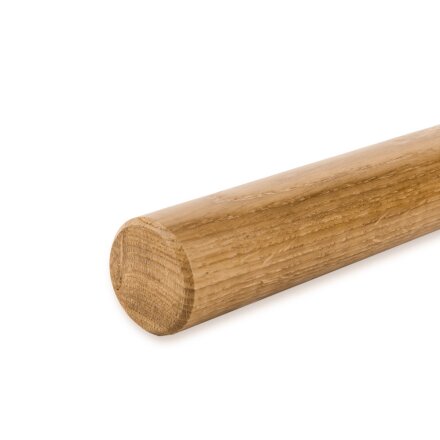 Holzhandlauf Handlauf Eiche 40x40mm Echtholz 200-300cm Länge GPDS 340 INOX 