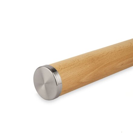 Edelstahlkappe geb&uuml;rstet (42mm)